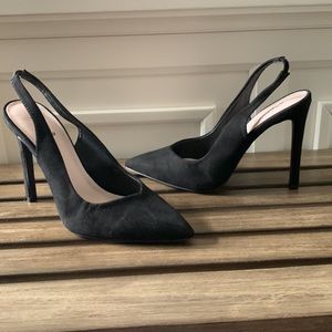 Sling back heels